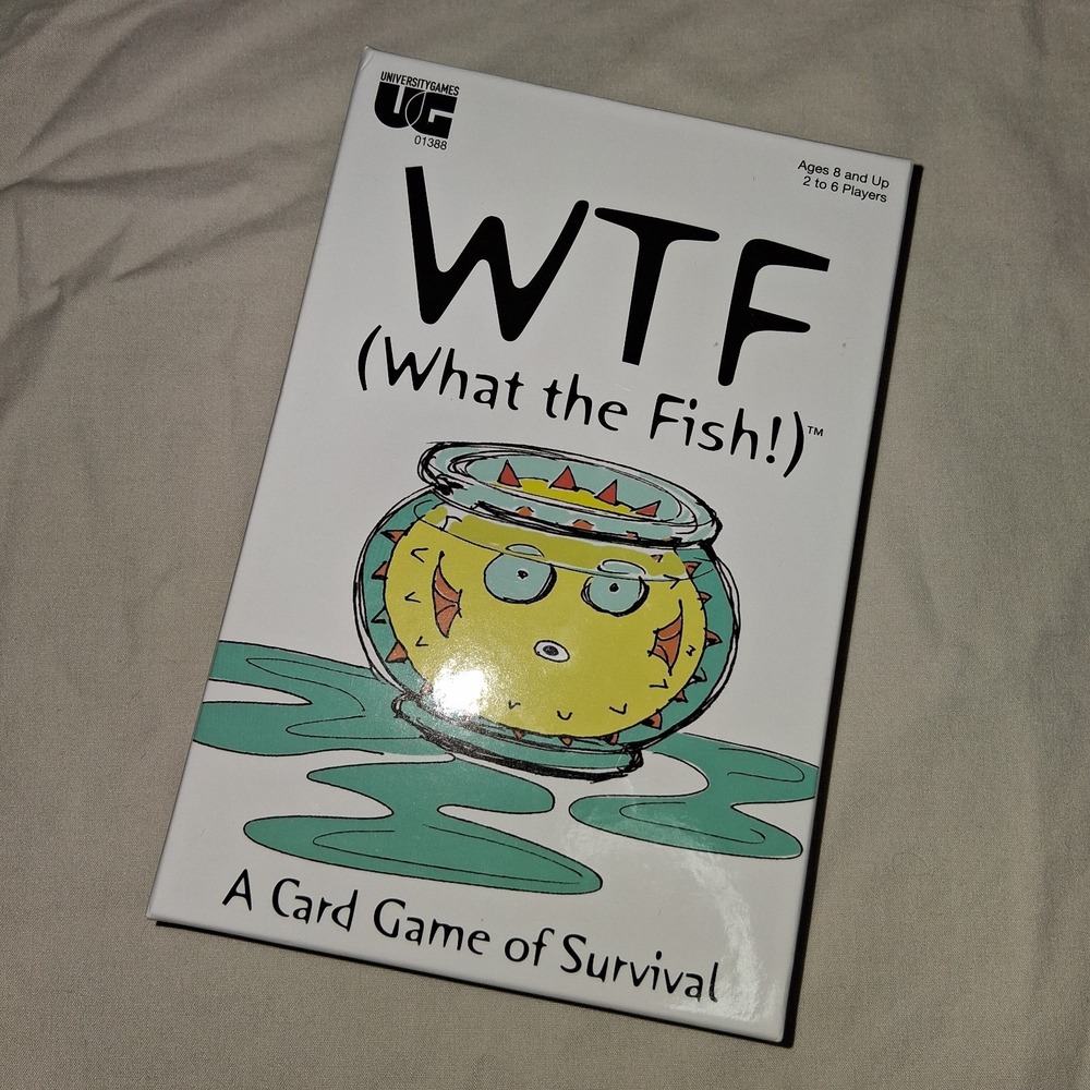 WTF (What the Fish!)‎ Card Game, A Card Game Of Survival Ages 8+